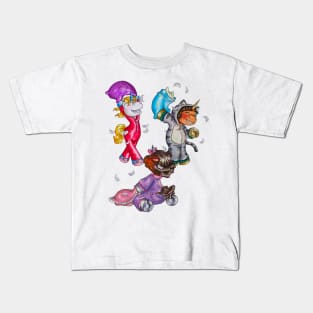 Pillow Fight Kids T-Shirt